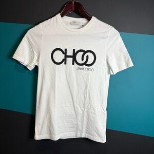 Jimmy Choo White Short Sleeve Tee
